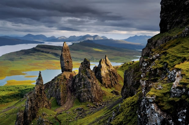 07 La péninsule de Trotternish, sur l'île de Skye (Écosse, 2008)