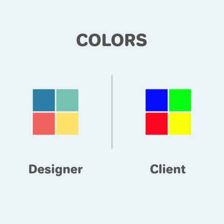 [Humour de Designer] Vision du Designer VS celle du Client