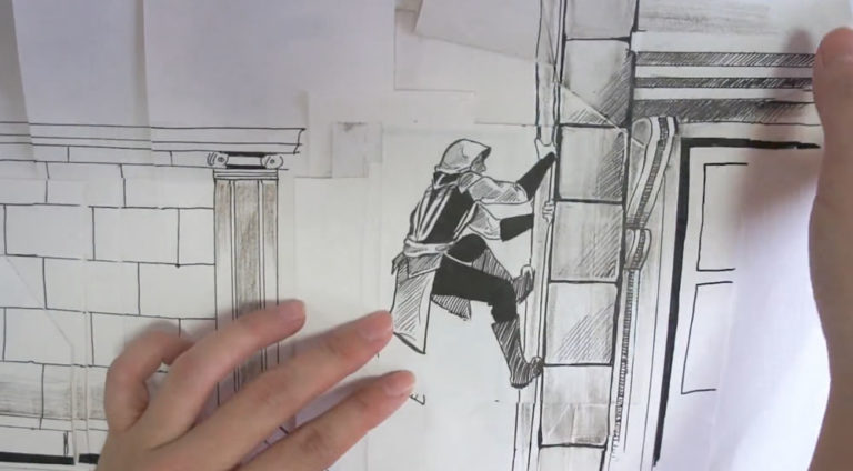 [Stop-motion] Assassin’s Creed en dessin et papier