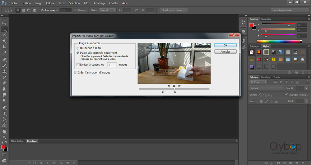 Comment réaliser un Cinémagraph avec photoshop ? 3