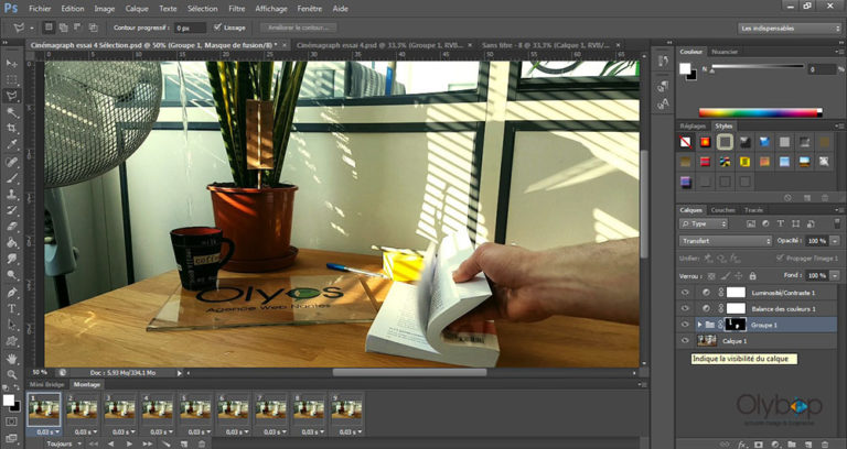 Comment réaliser un Cinémagraph avec photoshop ?