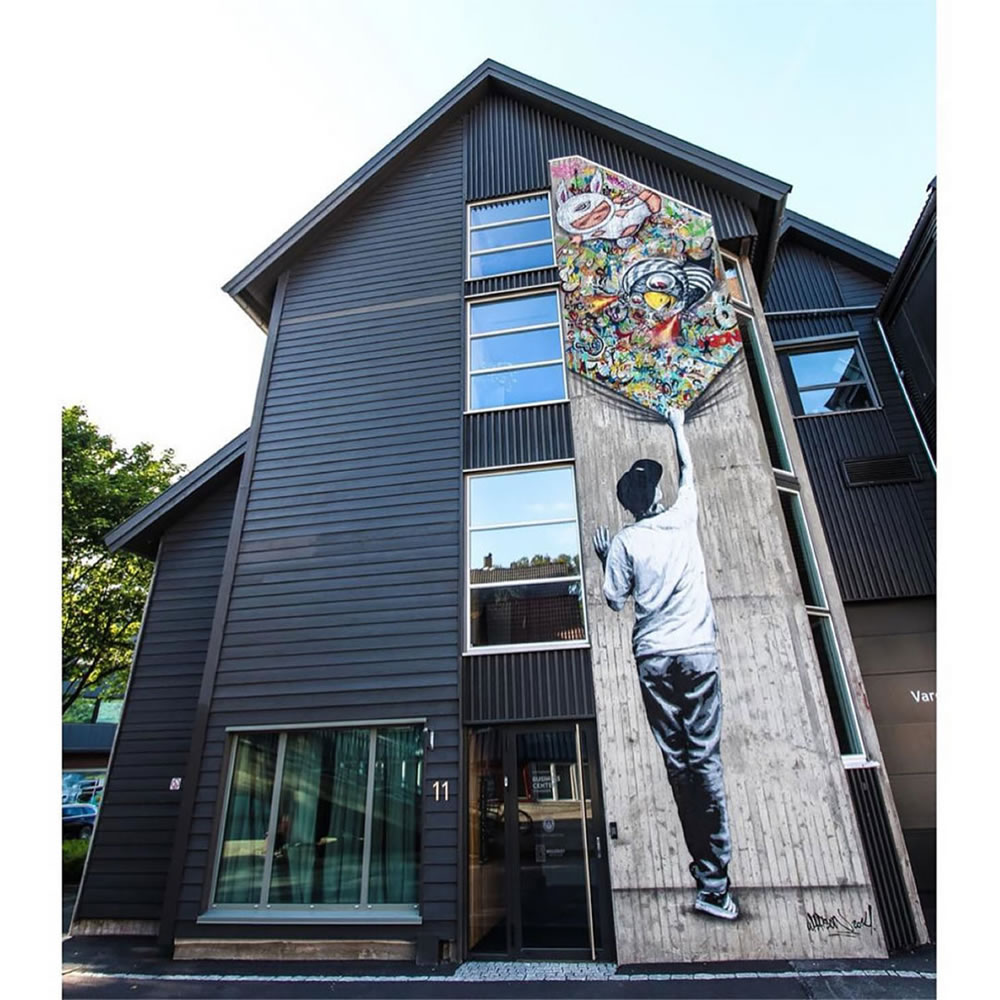 Mashup entre l'Art et StreetArt (Graffiti) - Le combo gagnant de créativité par Martin Whatson 6