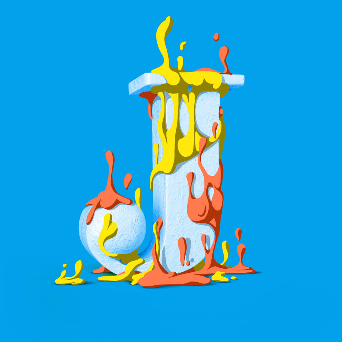 [Inspiration] Un Alphabet Cartoon acidulé et coloré en 3D 20