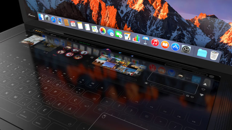 Concept de Touchbar pour Macbook Pro 2018