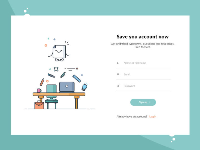 Inspiration : UX/UI les bonnes pratiques d’un formulaire de connexion (Login Form)