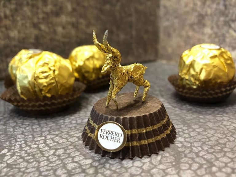 Les sculptures en Ferrero rocher par Ciro Wai