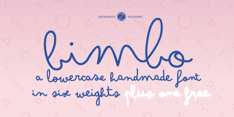 Bimbo – Typographie Gratuit manuscrite mignonne