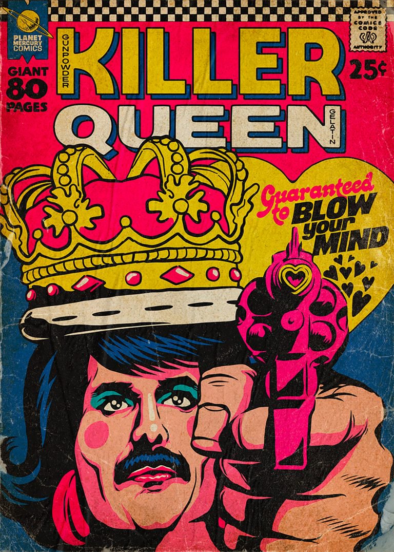 Pop Culture : Illustration de Freddie Mercury en mode comics ! 6