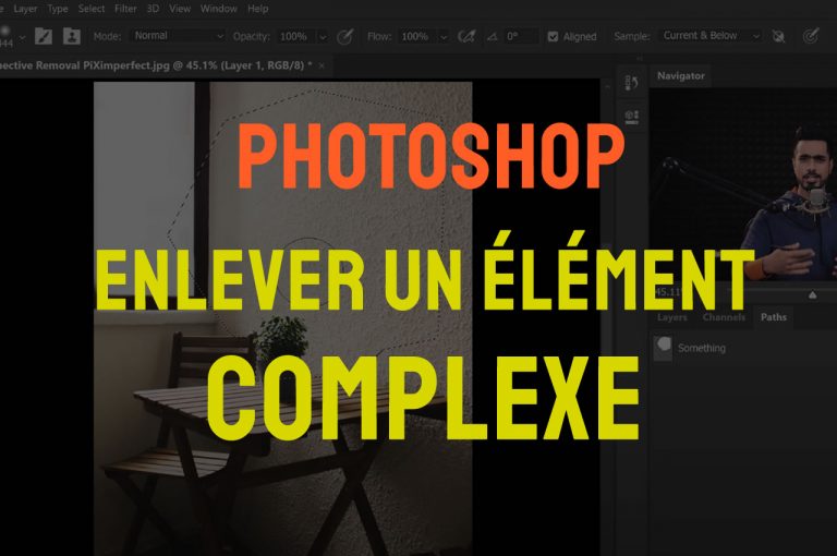 Comment enlever un objet complexe sur photoshop ?