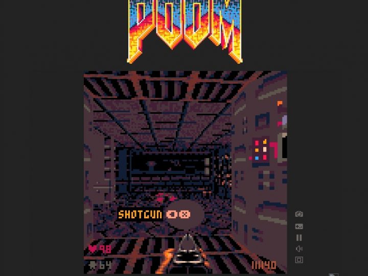 POOM est un incroyable DOOM dans votre navigateur 1