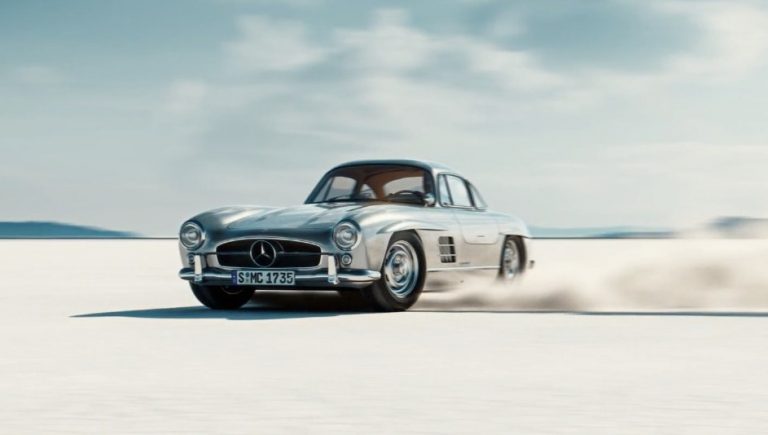 WOW : Gullwing – animation 3D d’une Mercedes-Benz 300SL