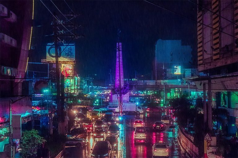 Superbes photos Cyberpunk de Manille aux Philippines