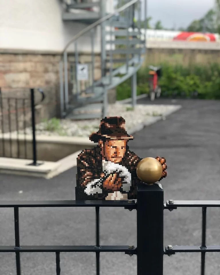 Le pixel streetart : adaptation parfaite