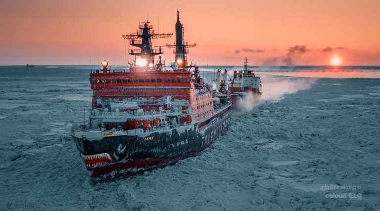 The Icebreaker : des images magnifiques