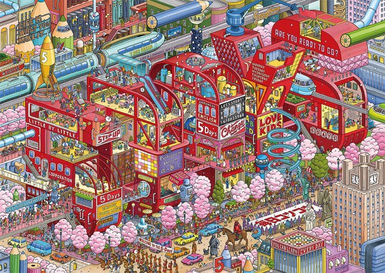 Ce studio japonais crée des illustrations incroyablement détaillées