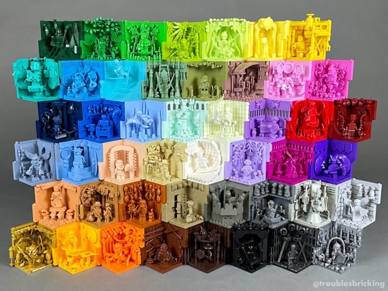 Des créations LEGO avec 1 seule couleur